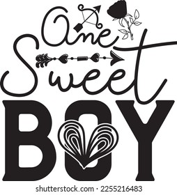 
One sweet Boy SVG design svg