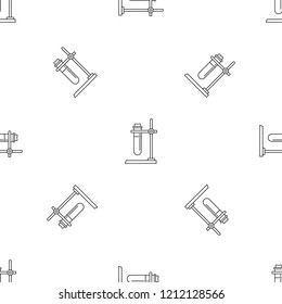 One test tube stand pattern seamless vector repeat geometric for any web design