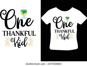 One Thankful Kid design file