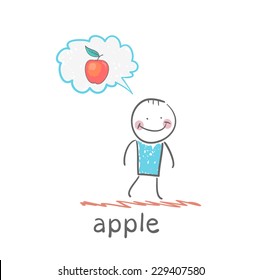 one thinks of the apple