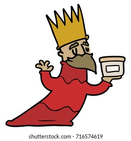 one of three wise men cartoon