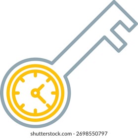 Signo de arte de símbolo de icono de Contraseña de un tiempo
