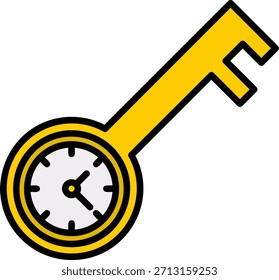 Signo de arte de símbolo de icono de Contraseña de un tiempo