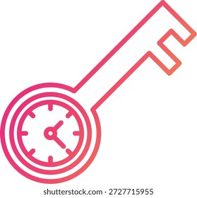 Signo de arte de símbolo de icono de Contraseña de un tiempo
