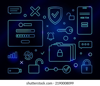 One time password. Message with code on the smartphone for entering on the site or application. Notification on the phone, multi factor authentication. Internet payment, 2fa flat vector illustration