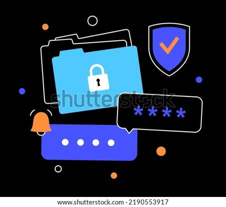 One time password. Message with code on the smartphone for entering on the site or application. Notification on the phone, multi factor authentication. Internet payment, 2fa flat vector illustration