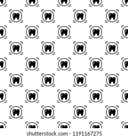 One tooth icon. Simple illustration of one tooth vector icon for web
