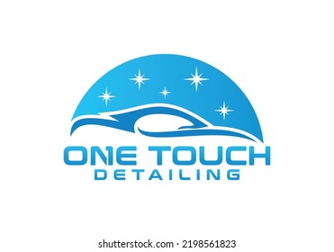One Touch Car Detailing Logo Design 1 Touch Car Wash Logo Design Template