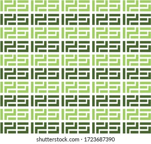 One two three geometric number and maze background design