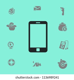 One type of phone - smartphone vector icon