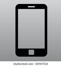 One type of phone - smartphone vector icon
