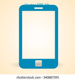 One type of phone - smartphone vector icon