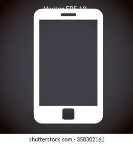 One type of phone - smartphone vector icon