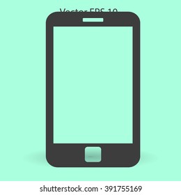 One type of phone - smartphone vector icon