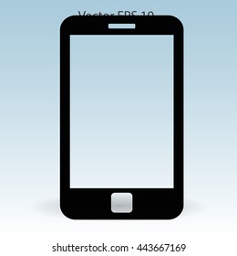 One type of phone - smartphone vector icon