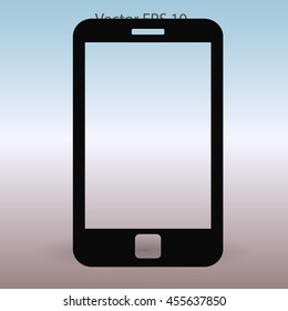 One type of phone - smartphone vector icon
