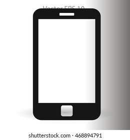 One type of phone - smartphone vector icon