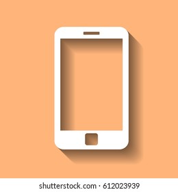 One type of phone - smartphone vector icon