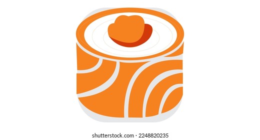 one unique vector sushi design, simpe, cool and very elegant