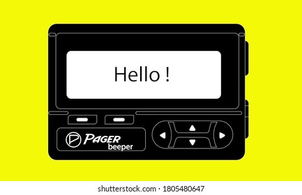 One Way Communication Tool Pager