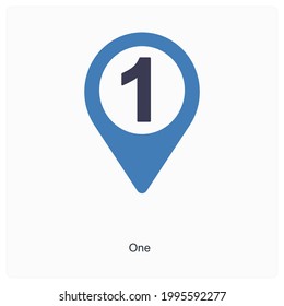 One Way Highway Icon Concept