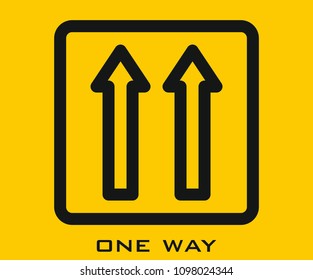 One Way icon