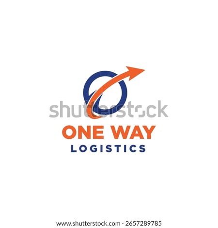 One Way  Logistics Logo Design