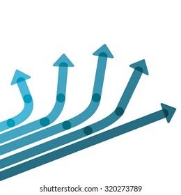 One way road sign advertising design, vector illustration eps 10