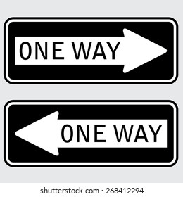 One Way Sign