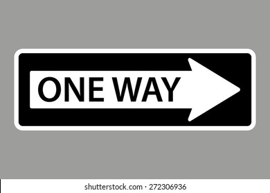 One-way traffic Royalty Free Stock SVG Vector and Clip Art