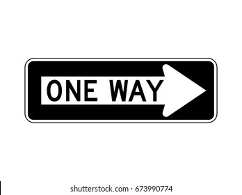 One Way Sign