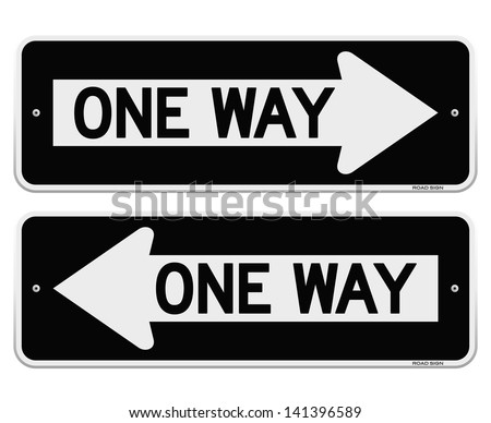 One Way Sign