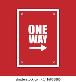one way - sign, traffic sign 
