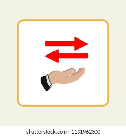 One Way Sign Vector