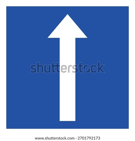 One Way Traffic Road Sign