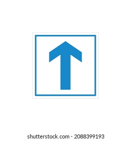 one way traffic sign. traffic sign vector illustration