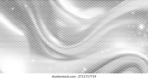 One way vision effected background. Black and white points pattern. Vector background