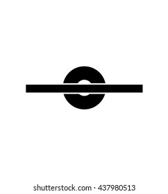 One wheel boardsport icon