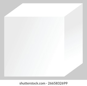One White Cube Podium Winner Platform or Product Display