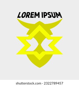 one of the works that I made, making an abstract logo that can be used for digital and print media