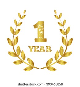 One year.   1 year anniversary 