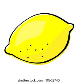 Lemon Outline Vector Images, Stock Photos & Vectors | Shutterstock