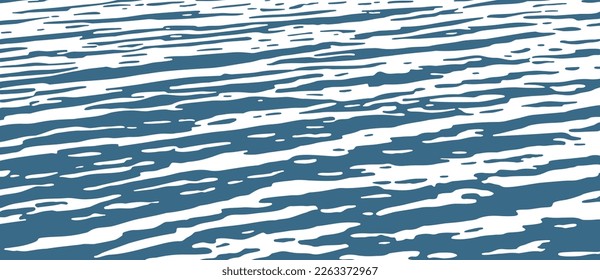 One-color background with ocean ripples