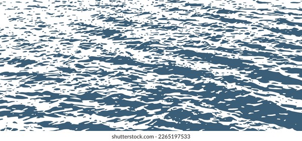 Fondo de un solo color con la textura de las ondas oceánicas