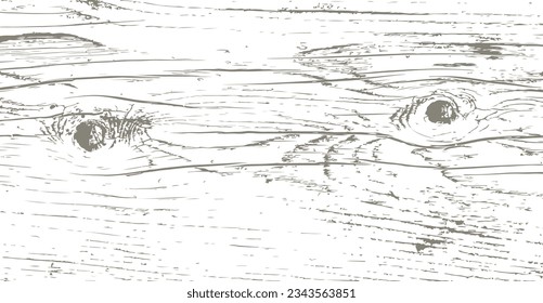 One-color background with the texture of an old knotted wooden plank