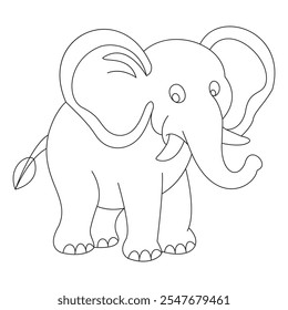 One-Line Continuous Vector Art on White Background