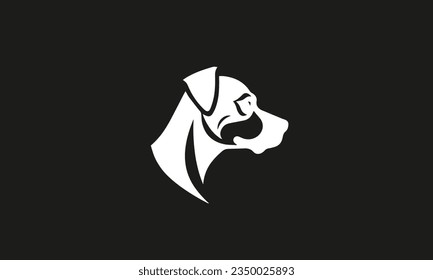 oneline pet shop Black logo mark, white background