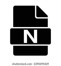OneNote File Format Icon, Vector Graphics