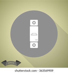 One-phase machine ten amps icon
