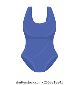 One-Piece Swimsuit Emoji Icon Illustration. Summer Clothes Vector Symbol Emoticon Design Doodle Vector.